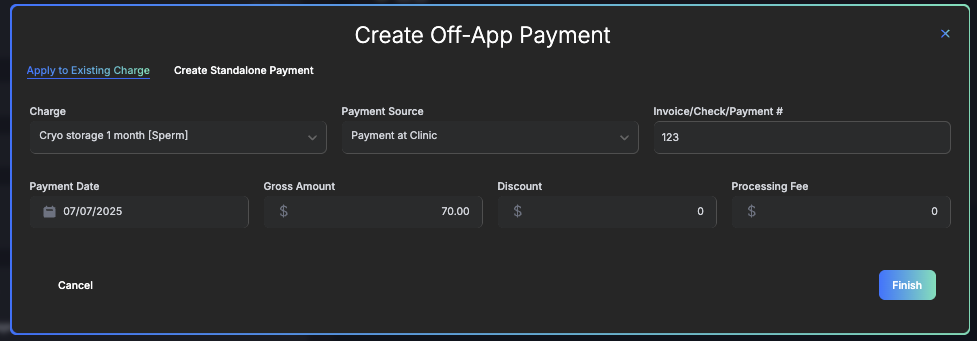Payment Details Form